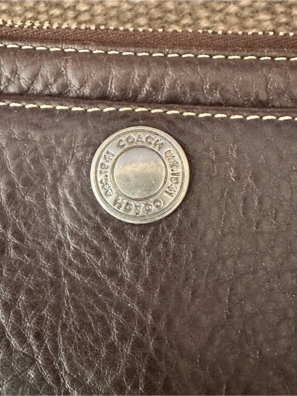 Coach hinged bracelet and Vintage wristlet EUC